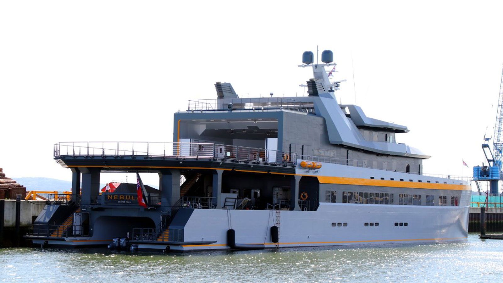 Shadowolf 67m ShadowCat support yacht Nebula delivered
